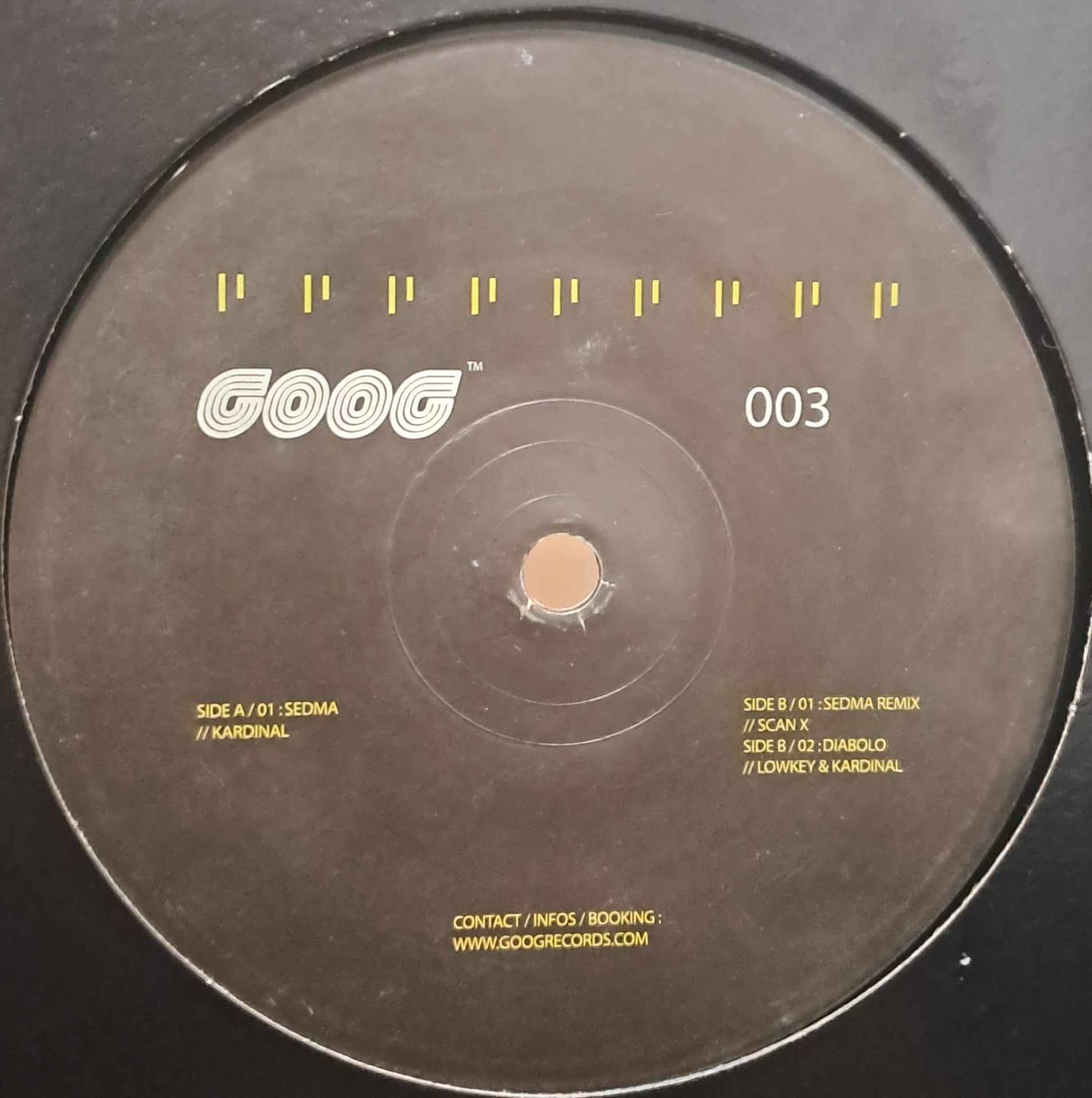 Goog Records 03 - vinyle techno